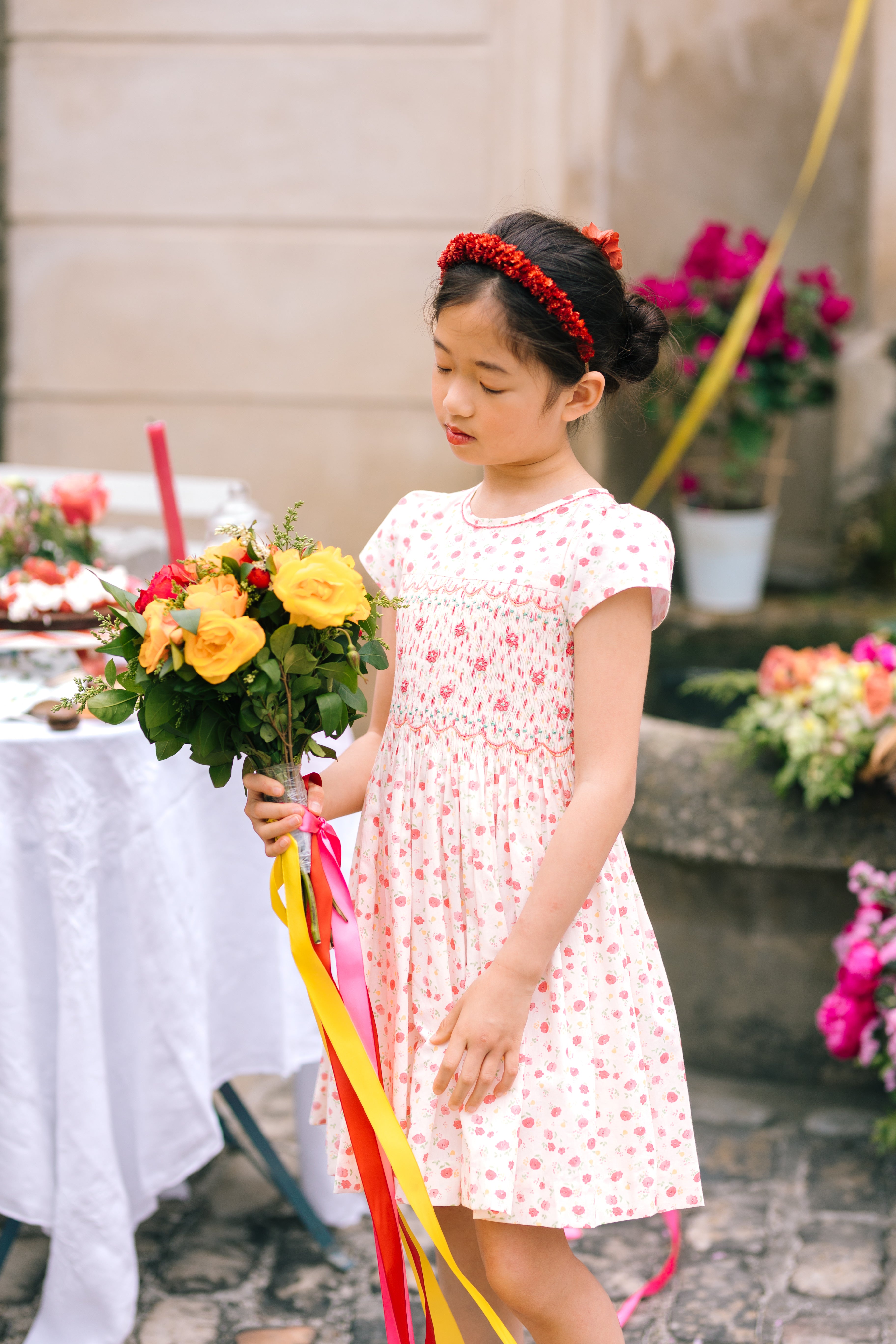 Poppy Blossom Dress – Pink main image 1