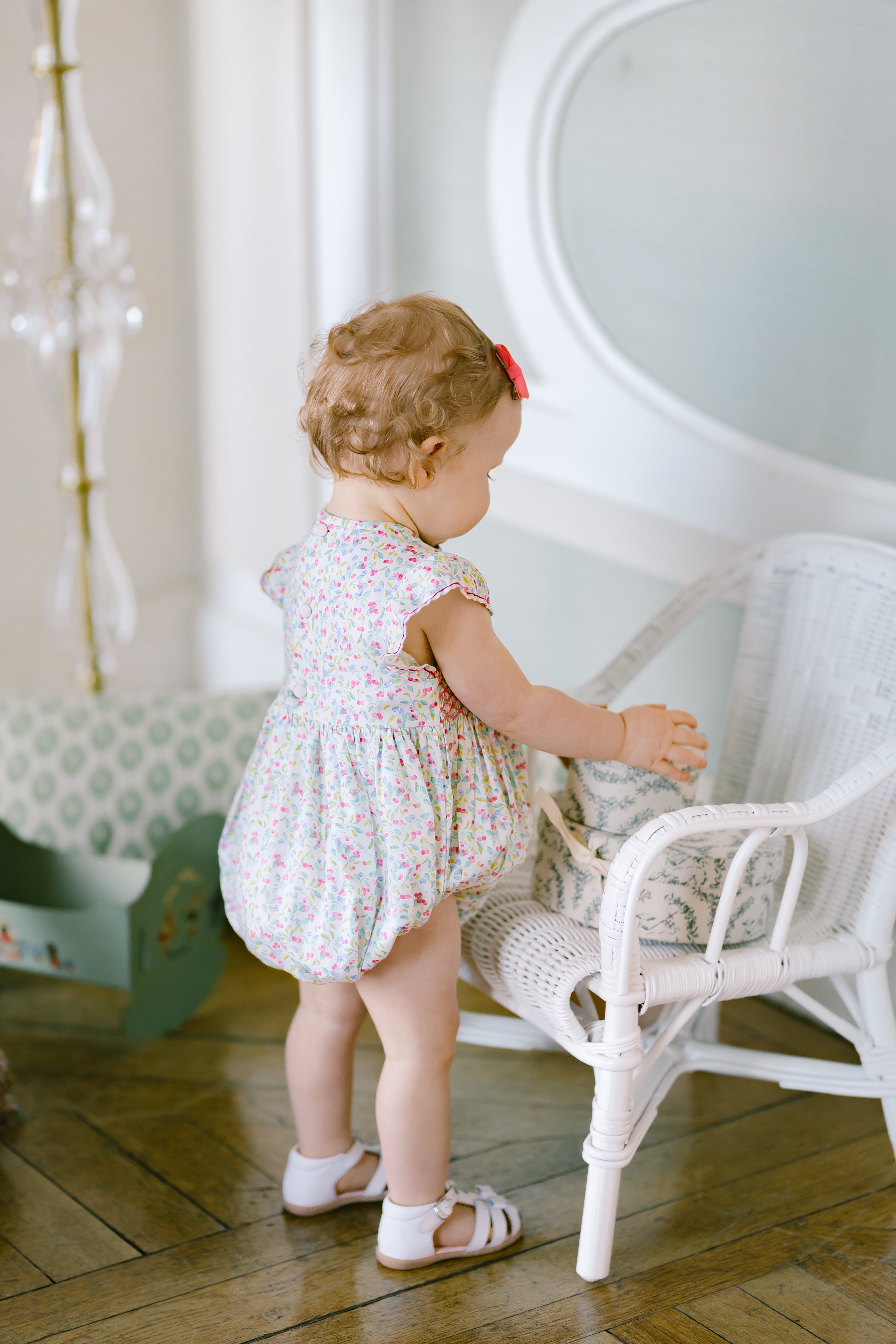 Apolina Cece Bubble Romper 18-24M ロンパース Bubble Rompers | Bamboo Viscose Baby Bubble Rompers | gunamuna
