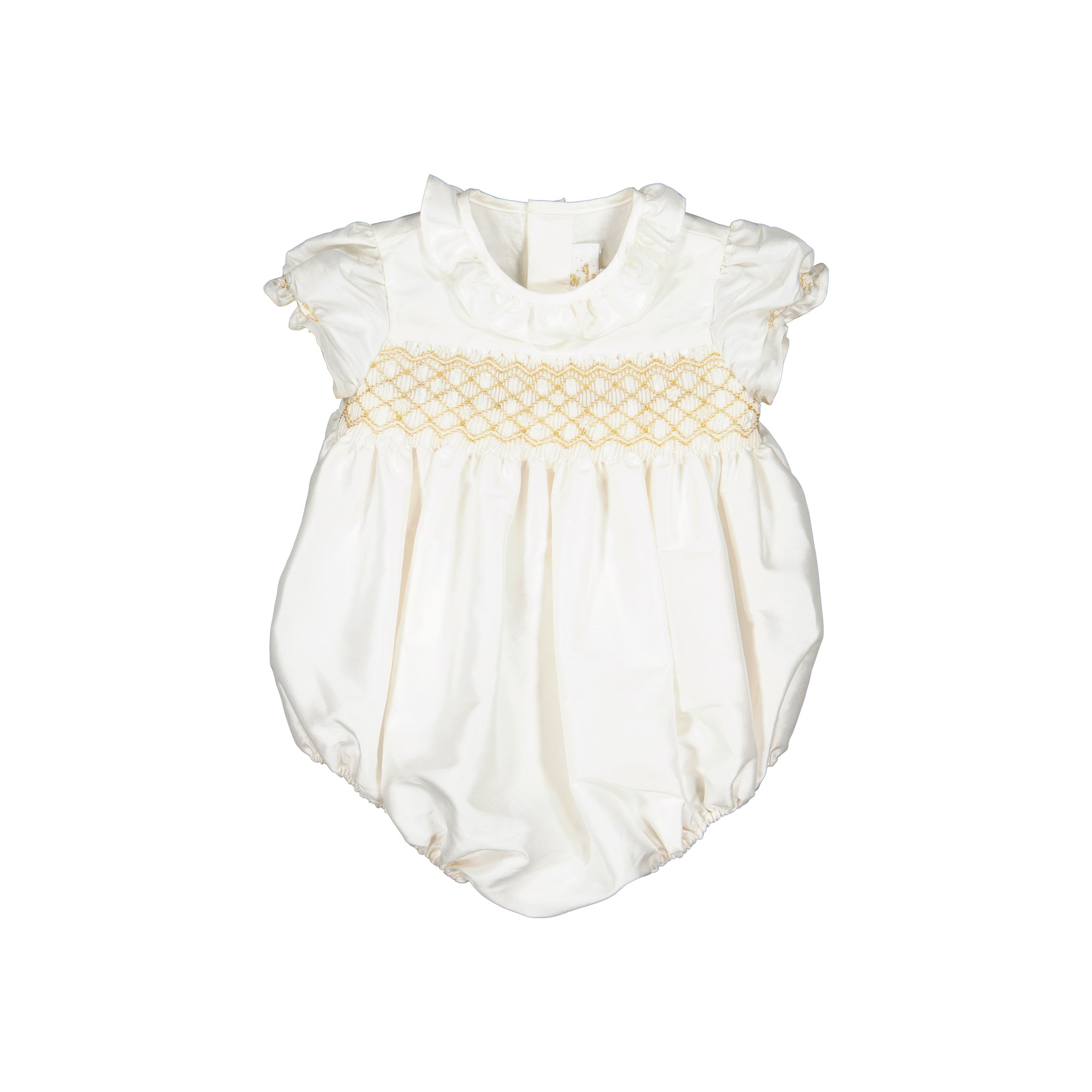 Colombe Gold silk Ceremony Baby Bubble