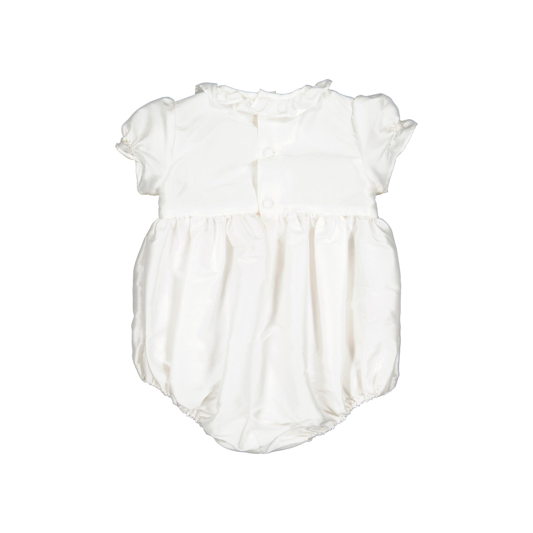 Colombe White silk Ceremony Baby Bubble