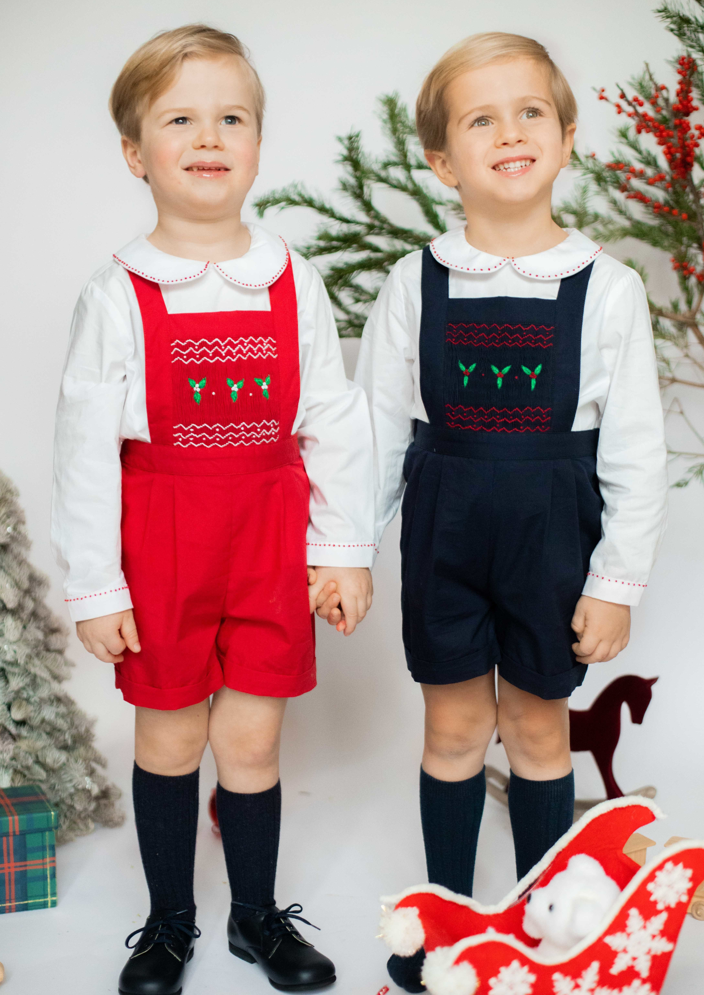 George Navy Classic Christmas Boy Dungaree