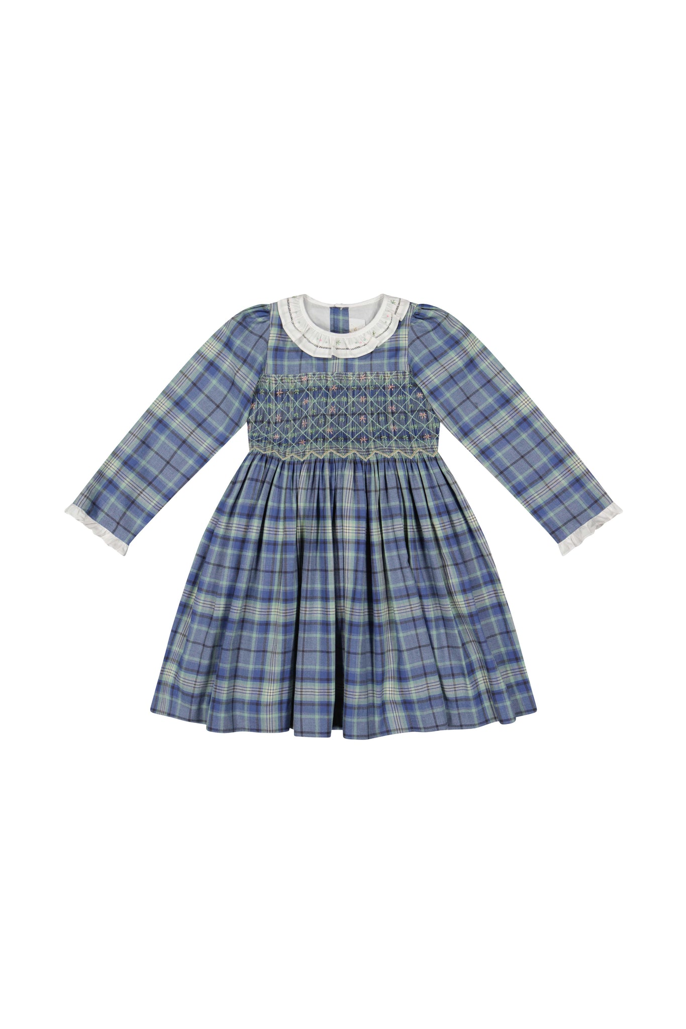 Heidi Blue Tartan Smocked Dress Heidi Blue Tartan Smocked Dress