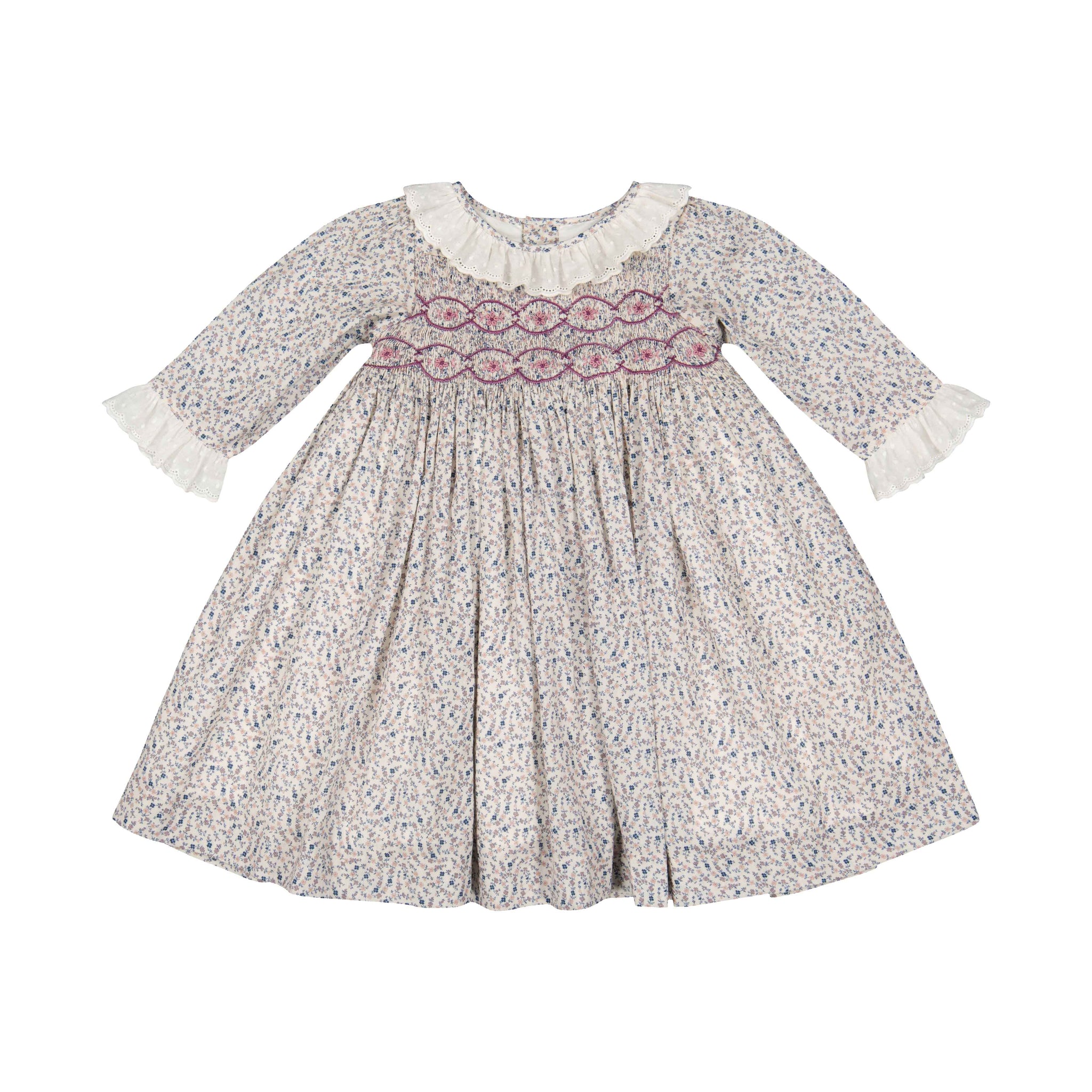 Isadora Floral Smocked Dress | Girls Thanksgiving Dress Isadora Floral Smocked Dress | Girls Thanksgiving Dress