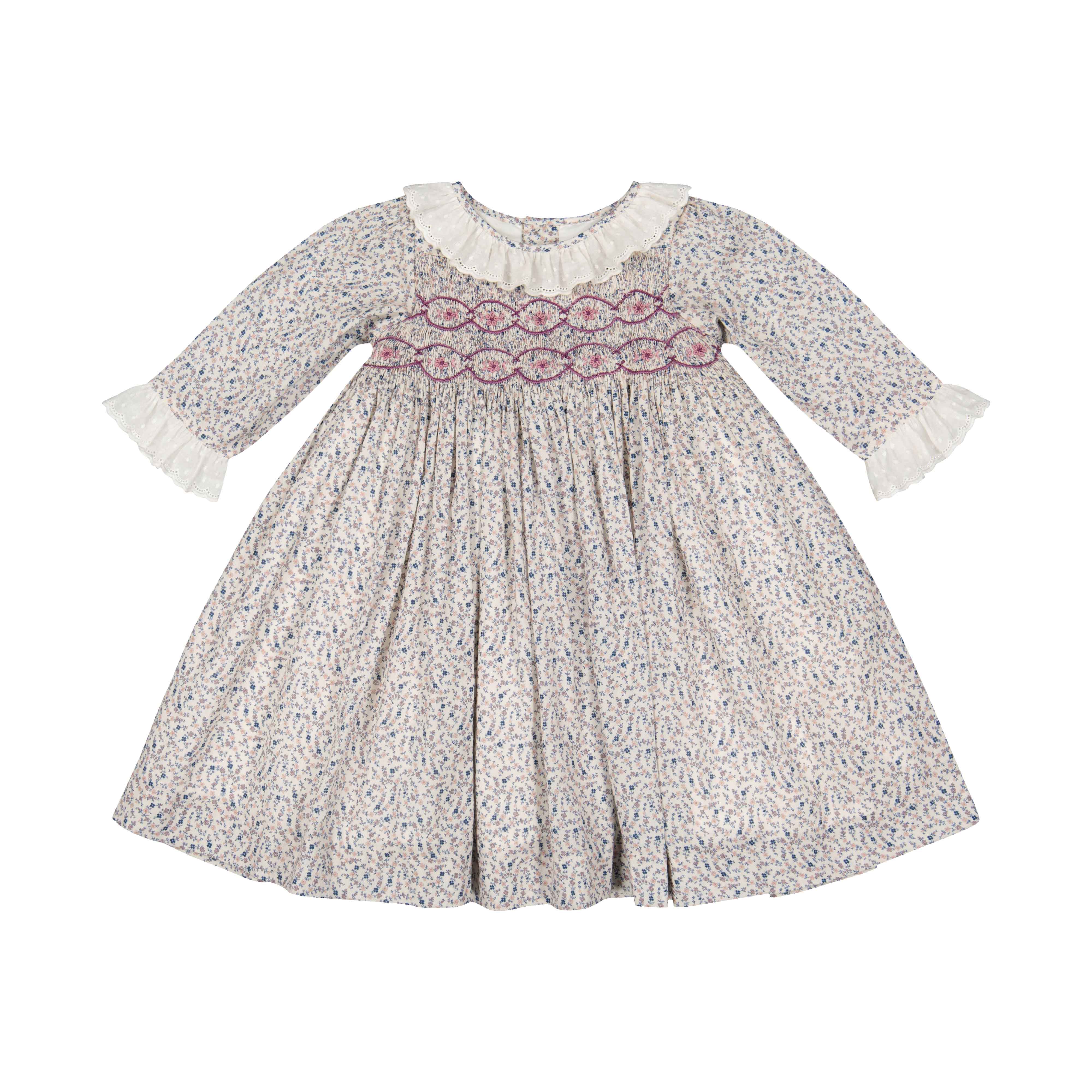 Isadora Floral Long Sleeve Smocked Dress Isadora Floral Long Sleeve Smocked Dress