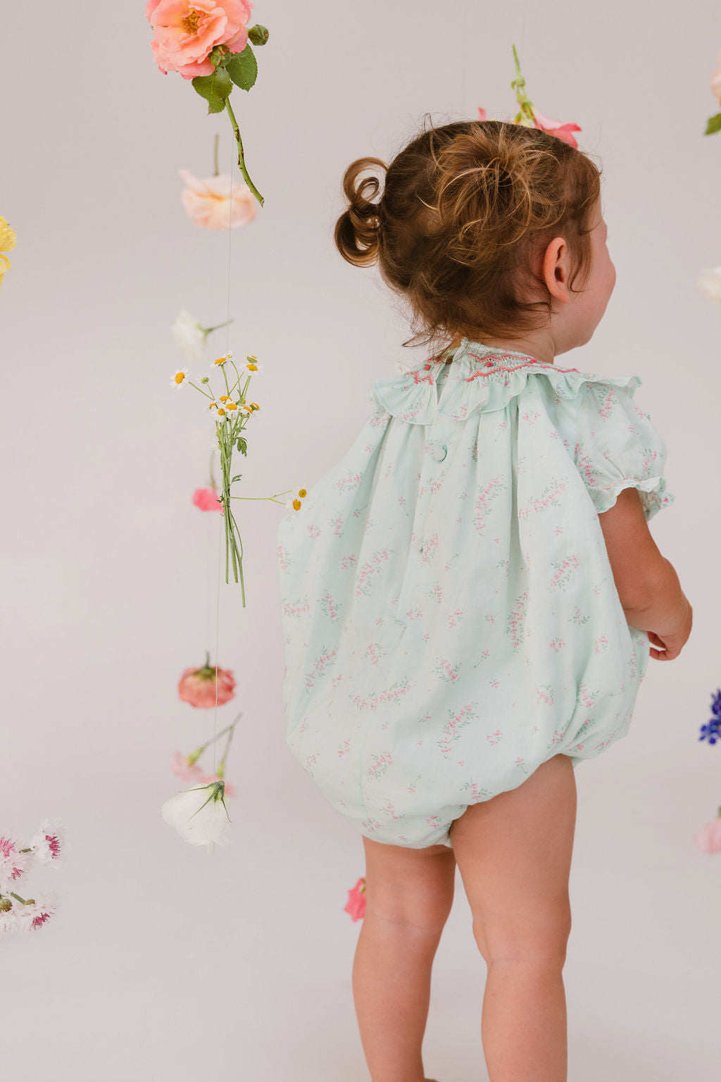 Marco & Lizzy Classic Mint Smocked Bubble