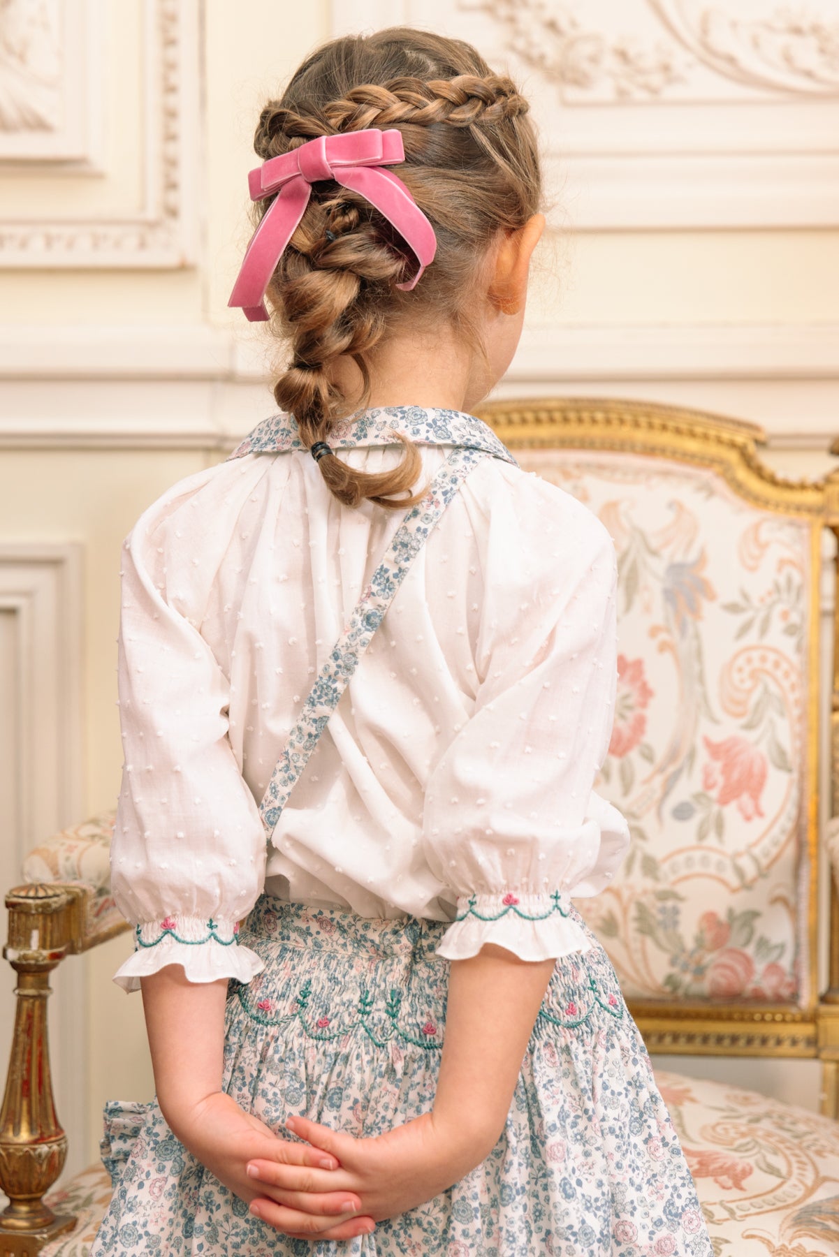 Yse Floral Blue Purse