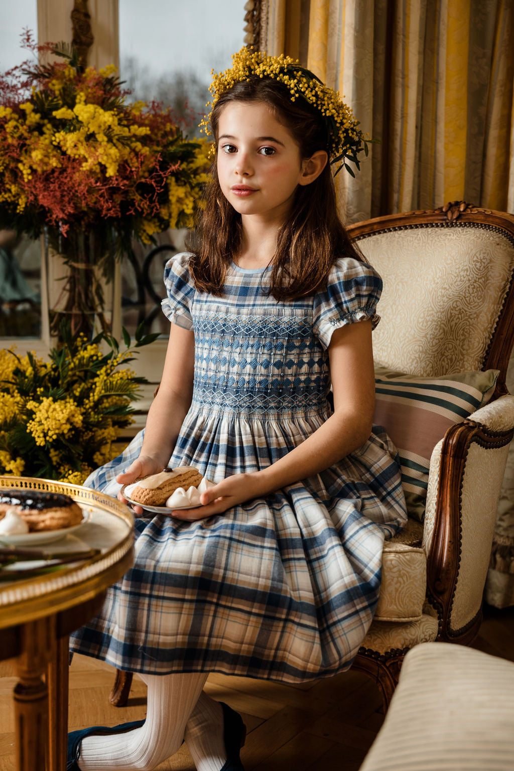Tartan clearance girls dress