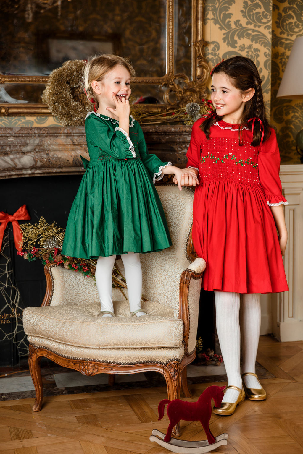 Margaret Green Christmas long sleeve Dress
