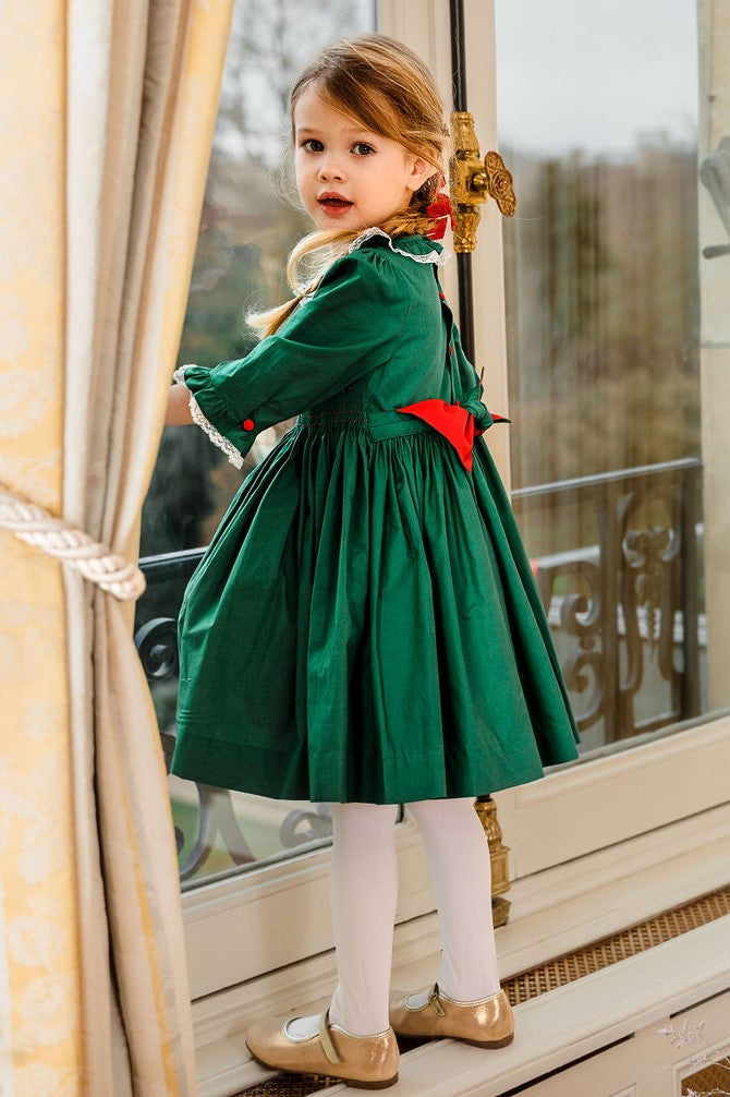 Margaret Green Christmas long sleeve Dress