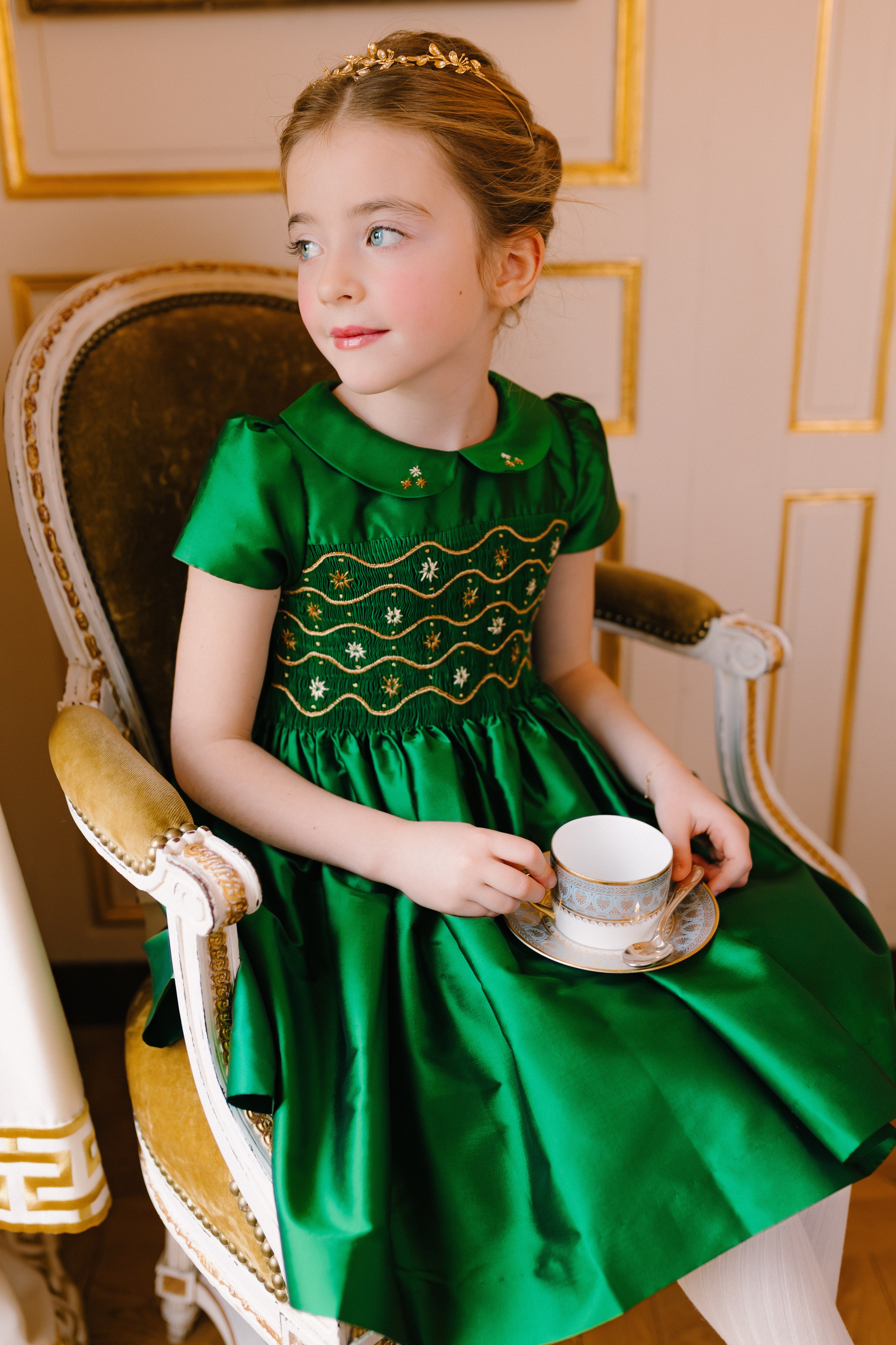 slim fit dress slacks Tulle Daisy Dress || Mint 12-18 Months main image 1