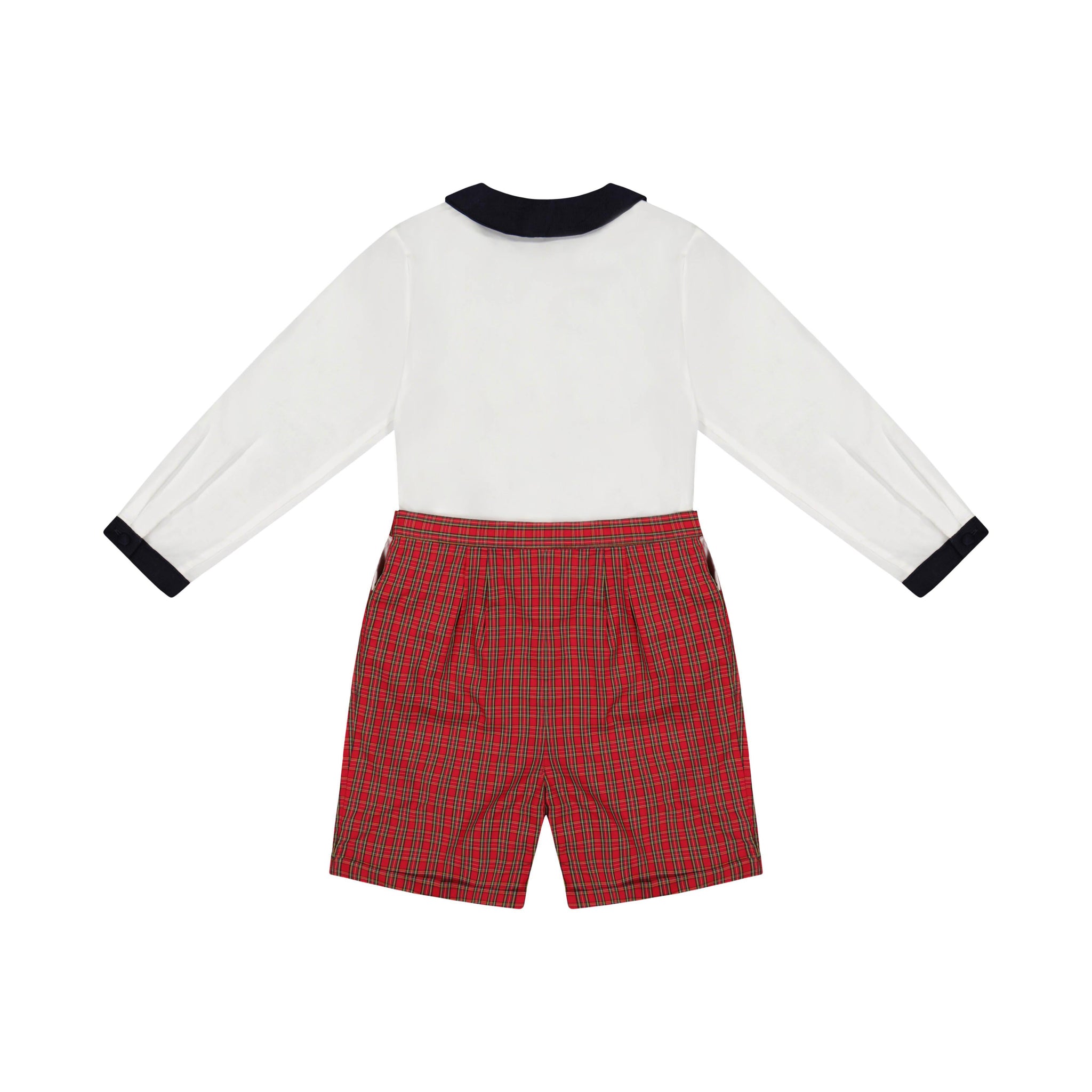 William Red Tartan Dressy Set