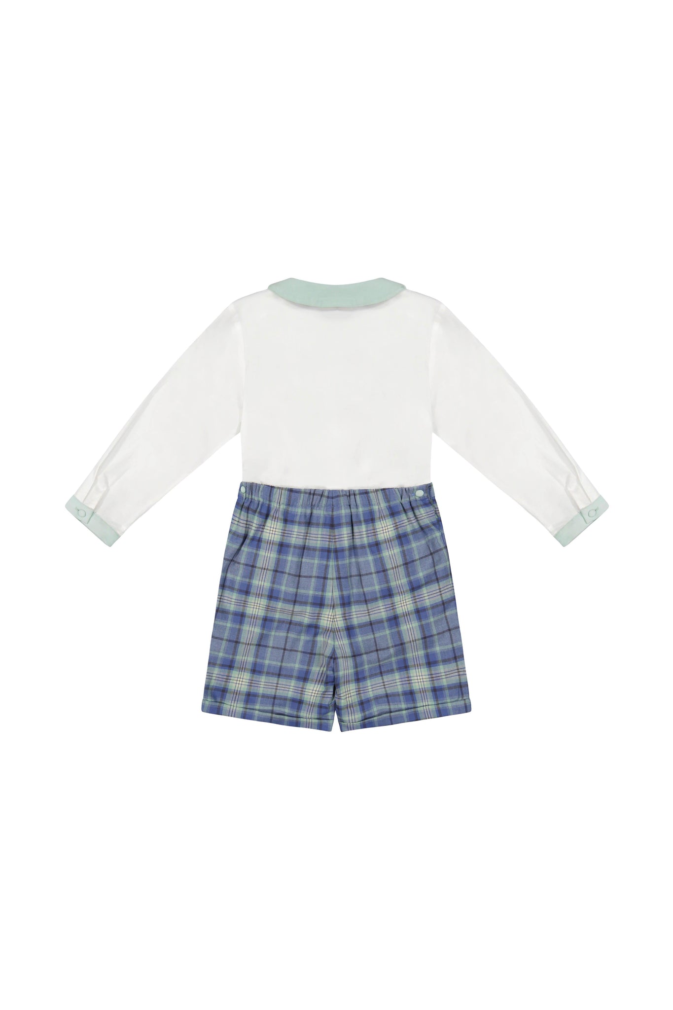 William Blue Tartan Dressy Set