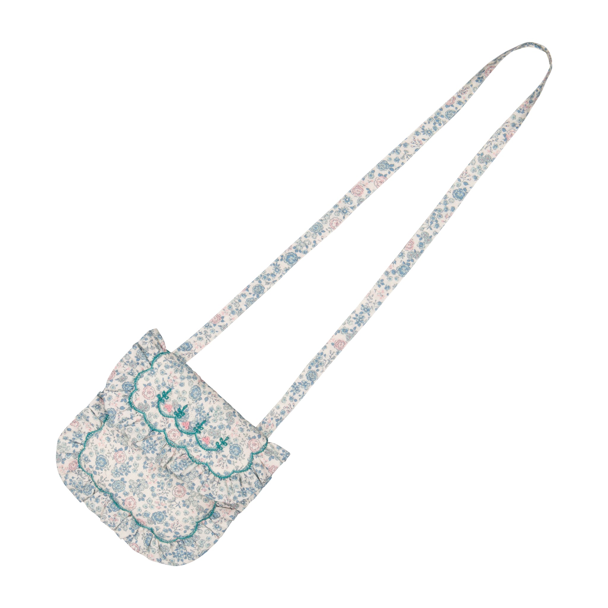 YSE FLORAL BLUE PURSE