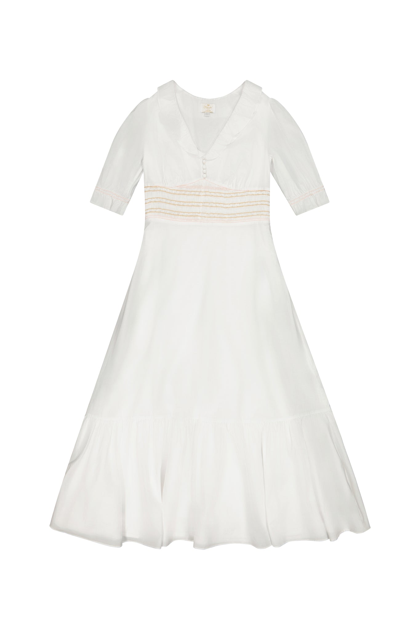 MARIE ANTOINETTE de GAULLE White L
