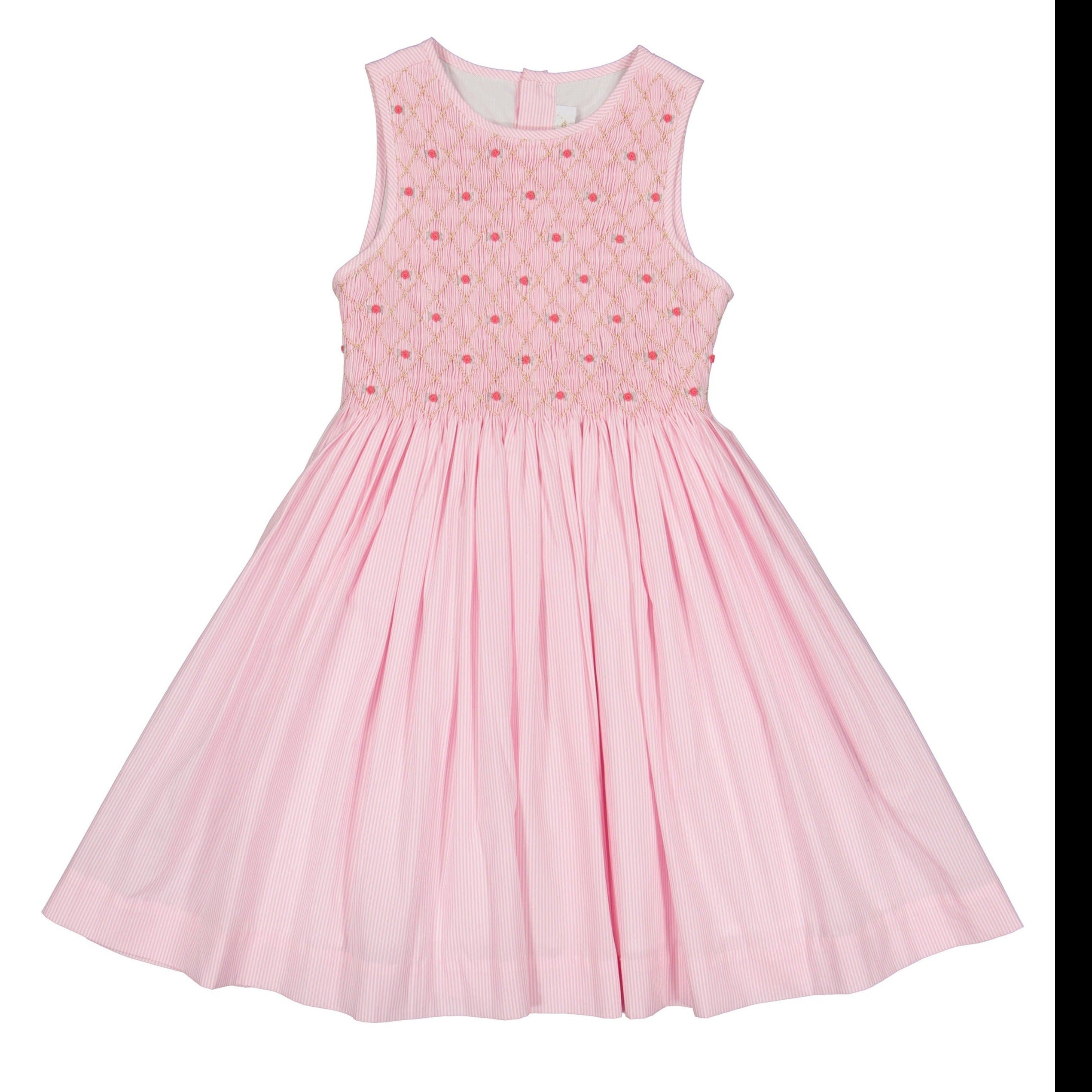 【Sinoon】 Rose Embroidered Knit Sleeveless Dress /追跡付 MUSINSA | SINOON Rose Embroidered Knit Sleeveless Dress (Cream)